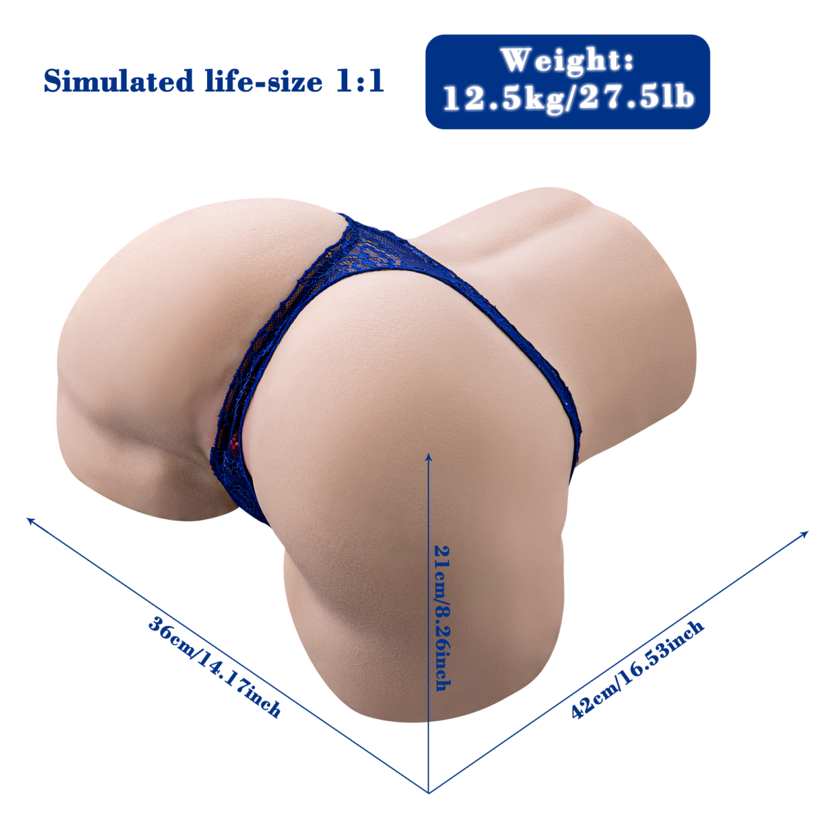 27.56LB Telescoping Sex Doll Ass Male-Masturbator - Image 2