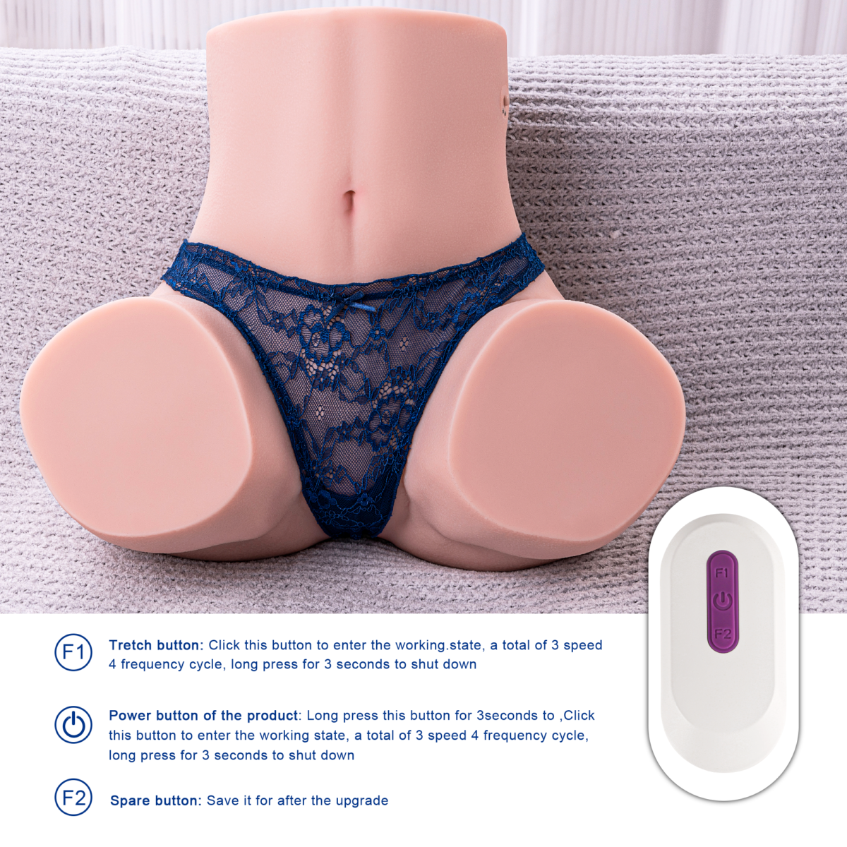 27.56LB Telescoping Sex Doll Ass Male-Masturbator - Image 4