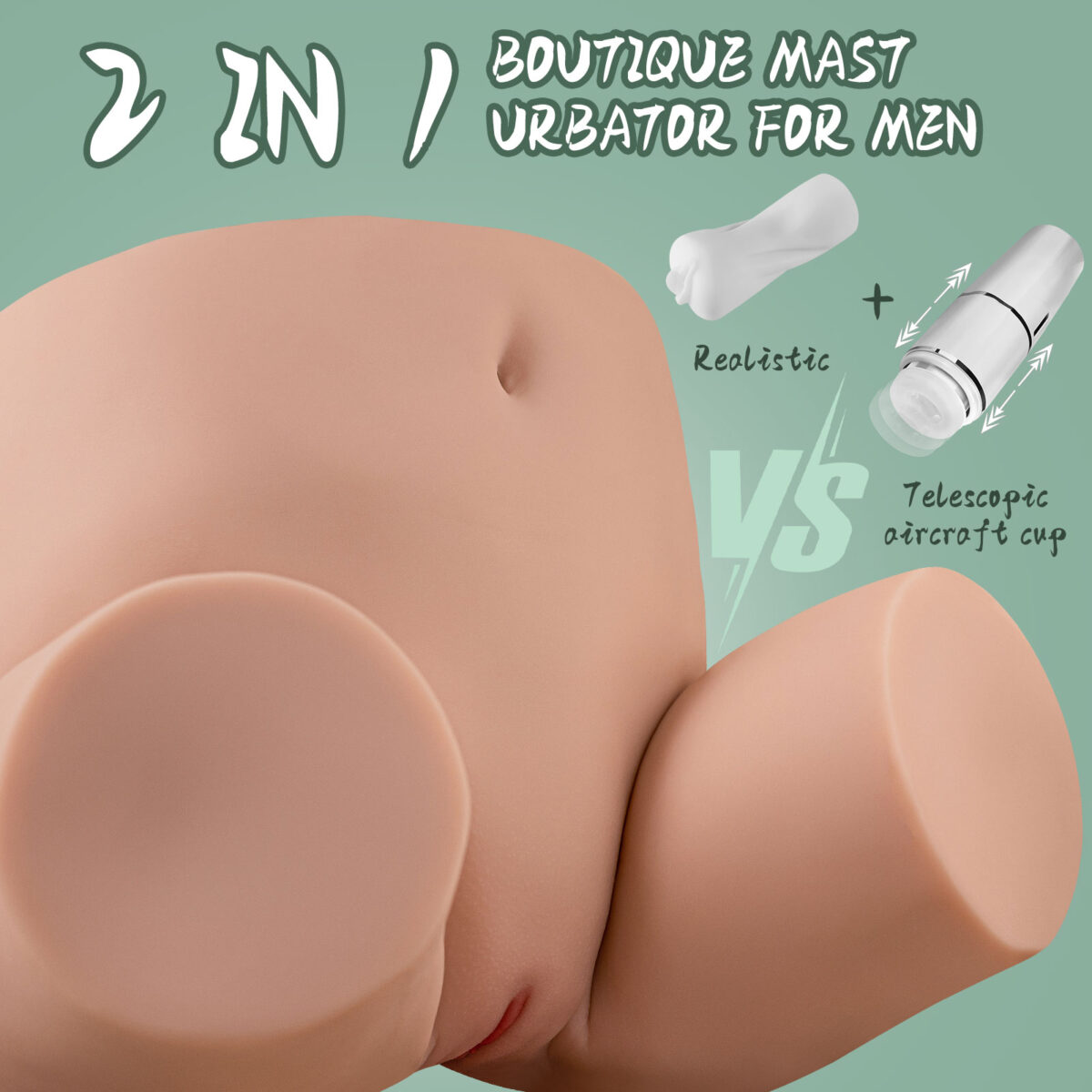 35.7LB Waterproof Retractable Sex Doll Buttocks - Image 3