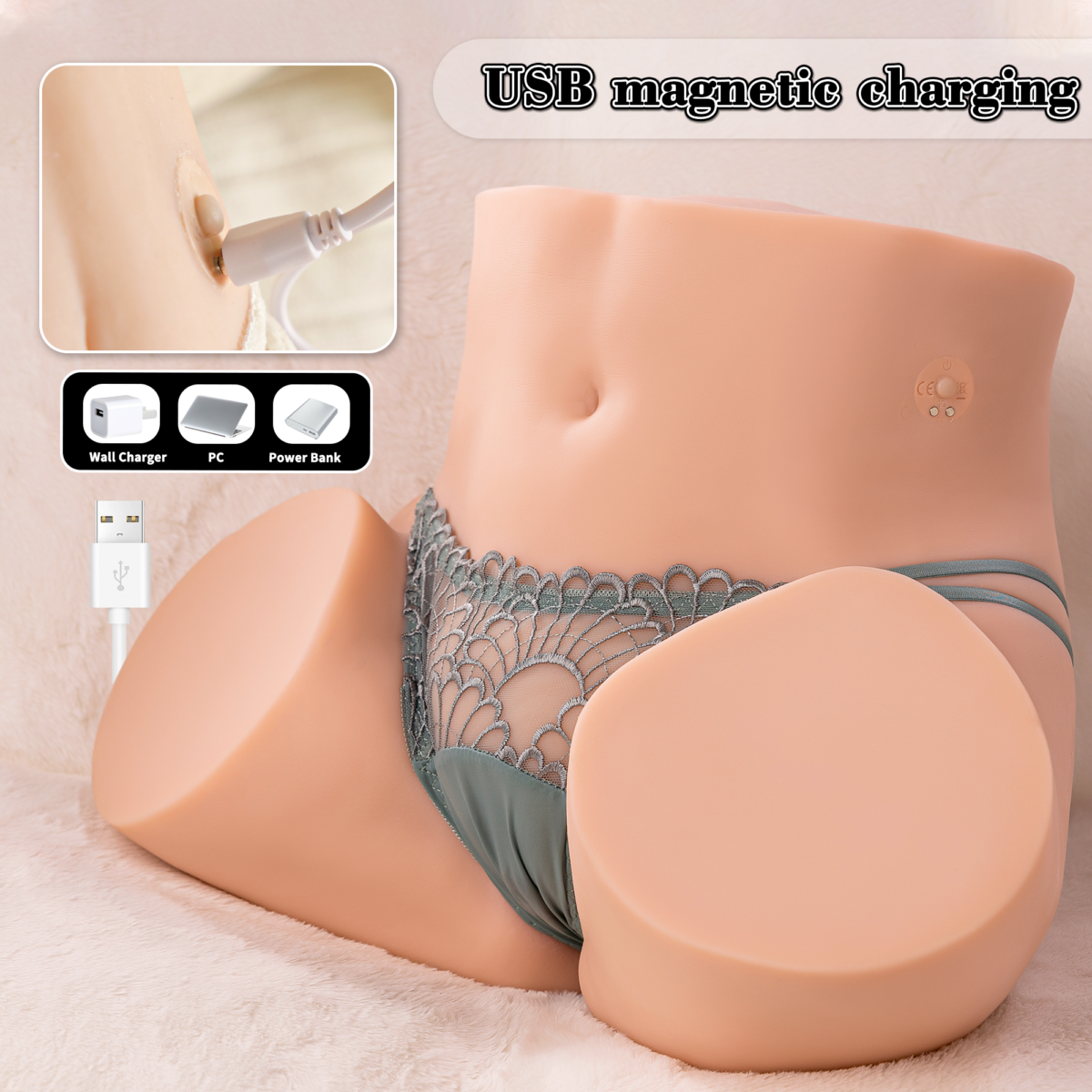 23.8LB etractable Buttock Torso Real Doll - Image 6