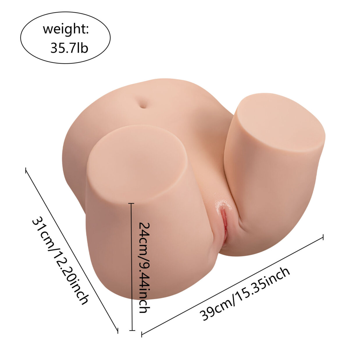 35.7LB Waterproof Retractable Sex Doll Buttocks - Image 9
