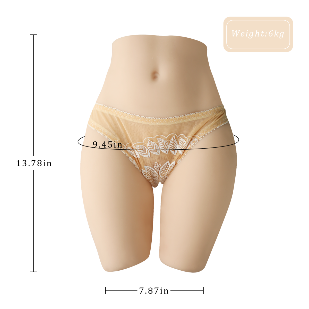 13.23LB Lifelike Sex Toys for Men with Tight Vagina Anal Hip - Image 3