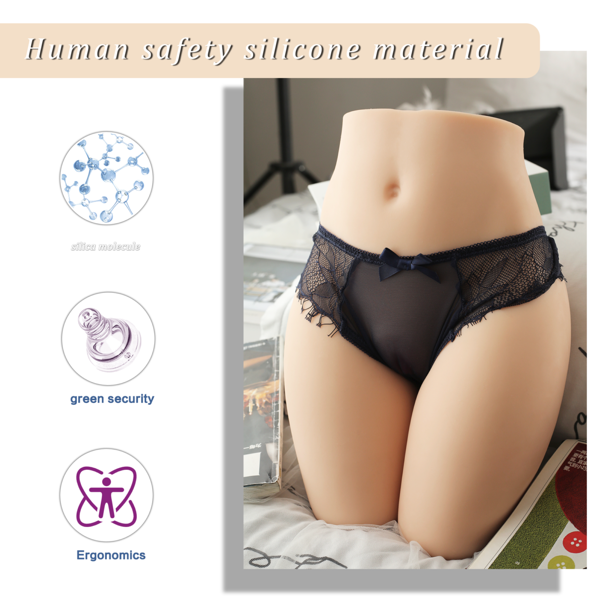 13.23LB Lifelike Sex Toys for Men with Tight Vagina Anal Hip - Image 8