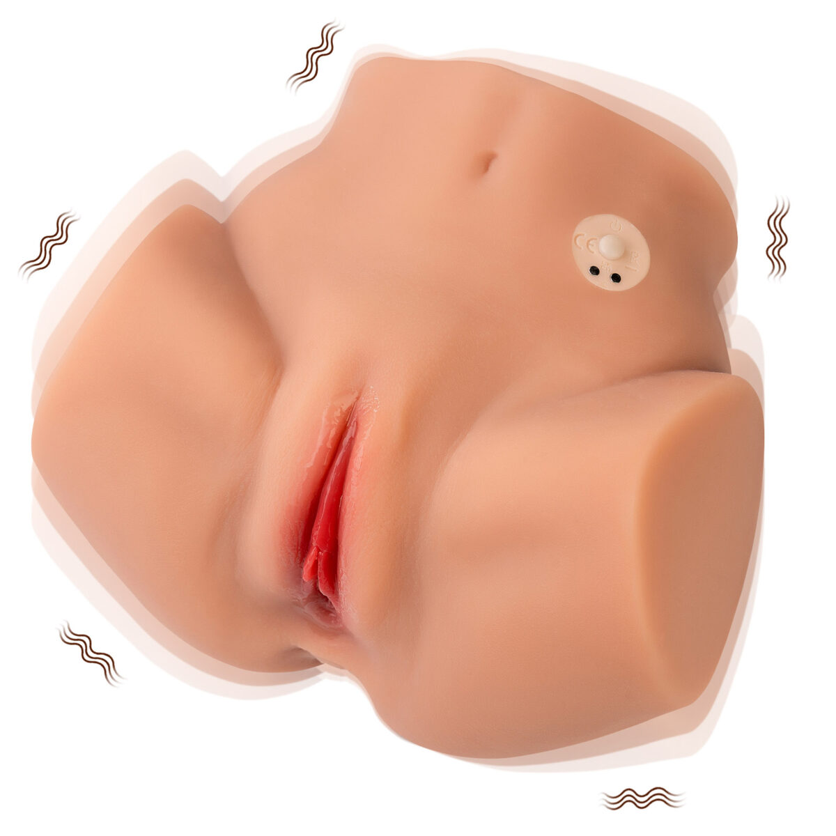 6.39LB Sucking Vibrator Doll Male masturbator with Anus