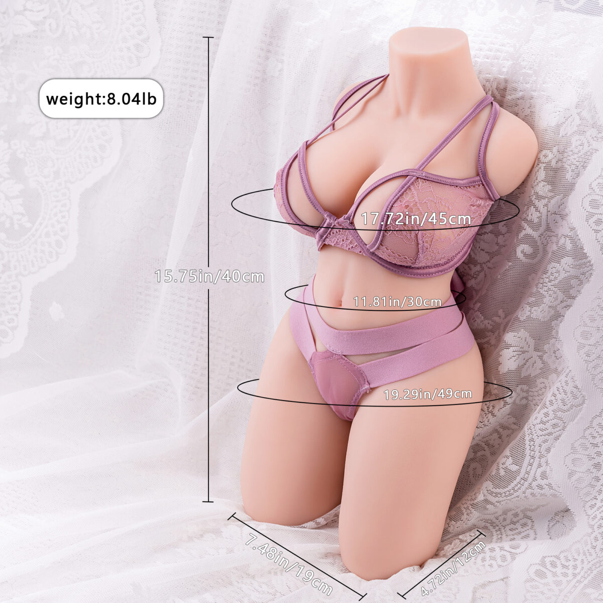 8.04lb Mini Size Sex Doll Adult Sex Toy for Men - Image 8